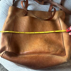 Brown Leather Tote Bag